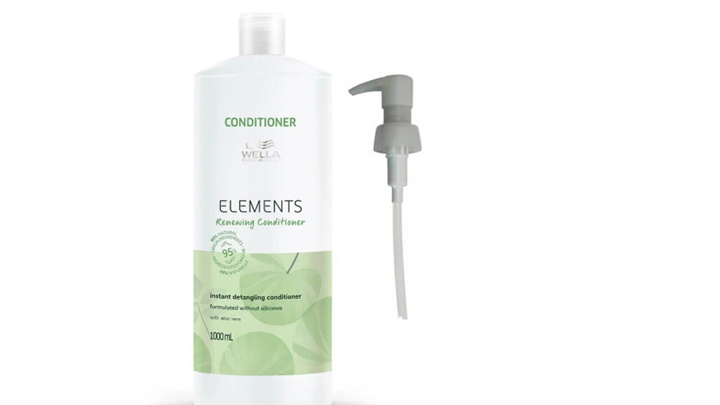 Wella Professionals Elements Conditioner 1000ml / 1 Litre with Pump