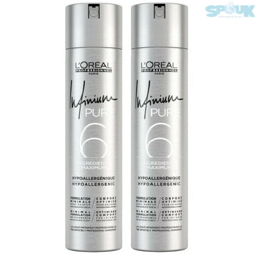 L'Oreal infinium extra strong hairspray x 2 300ml can
