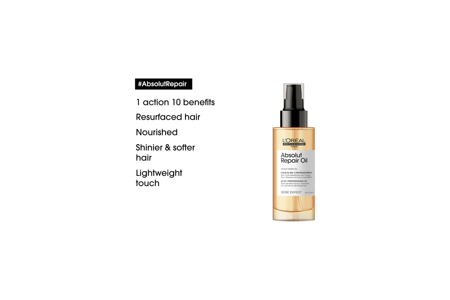 L'Oreal Absolut Repair 10 in 1 Leave in Oil 90ml