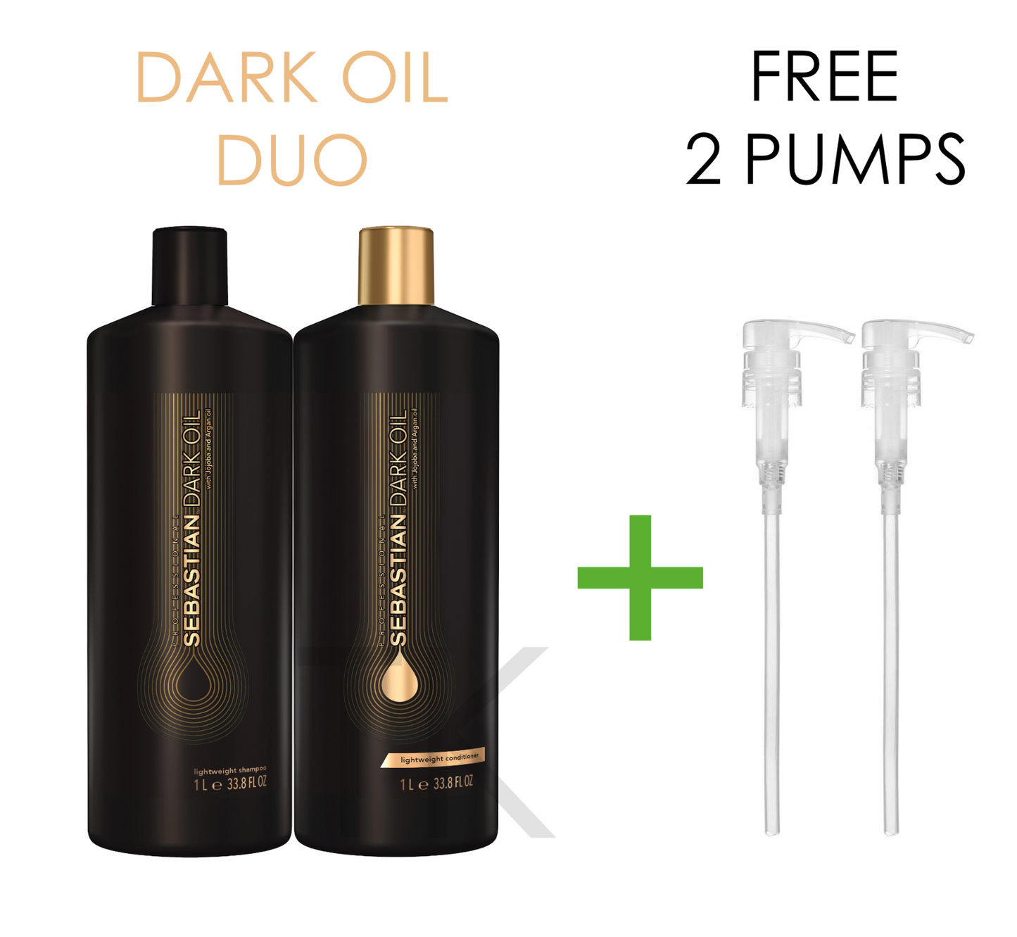 Sebastian Professional Dark Oil 1000ml + Pumps