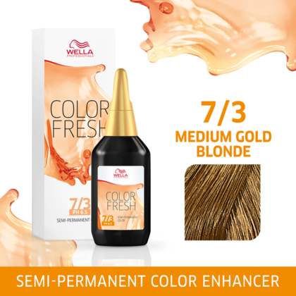 Wella Color Fresh Semi Permanent Colour 75m 7/3 medium gold blonde