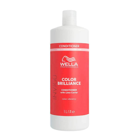 Wella Invigo Brilliance Conditioner Fine Normal Hair 1000ml + Pump