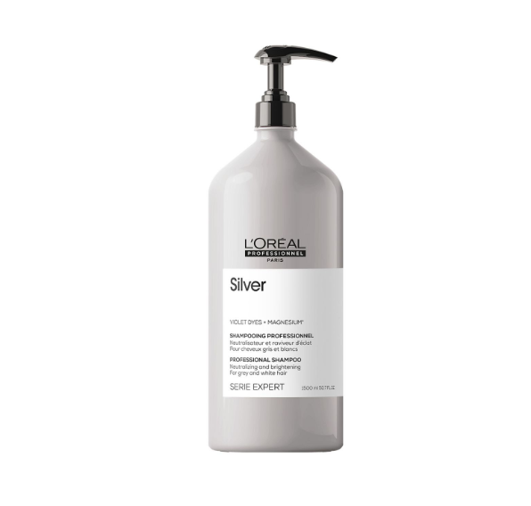 L'Oreal Serie Expert Silver Shampoo 1500ml with pump