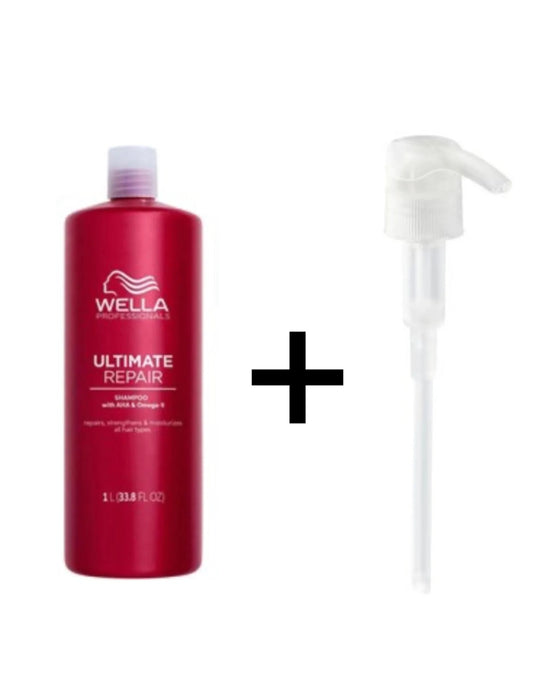 Wella Ultimate Repair 1000ml Shampoo with Pump