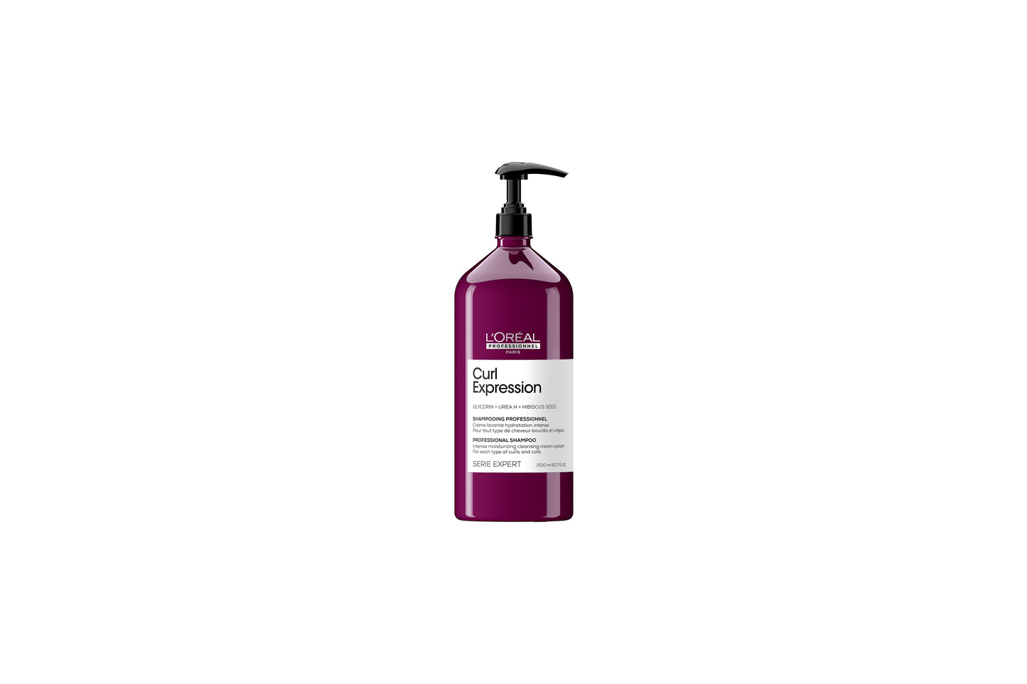 L'Oreal Curl Expression Moisturising and Hydrating Shampoo for Curls and Coils with pump 1500ml