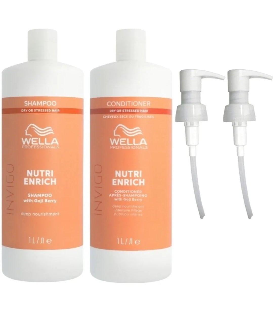 Wella Invigo Nutri Enrich 1000ml duo with pumps