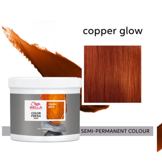 Wella Colour fresh Copper Glow mask 500ml & Pump