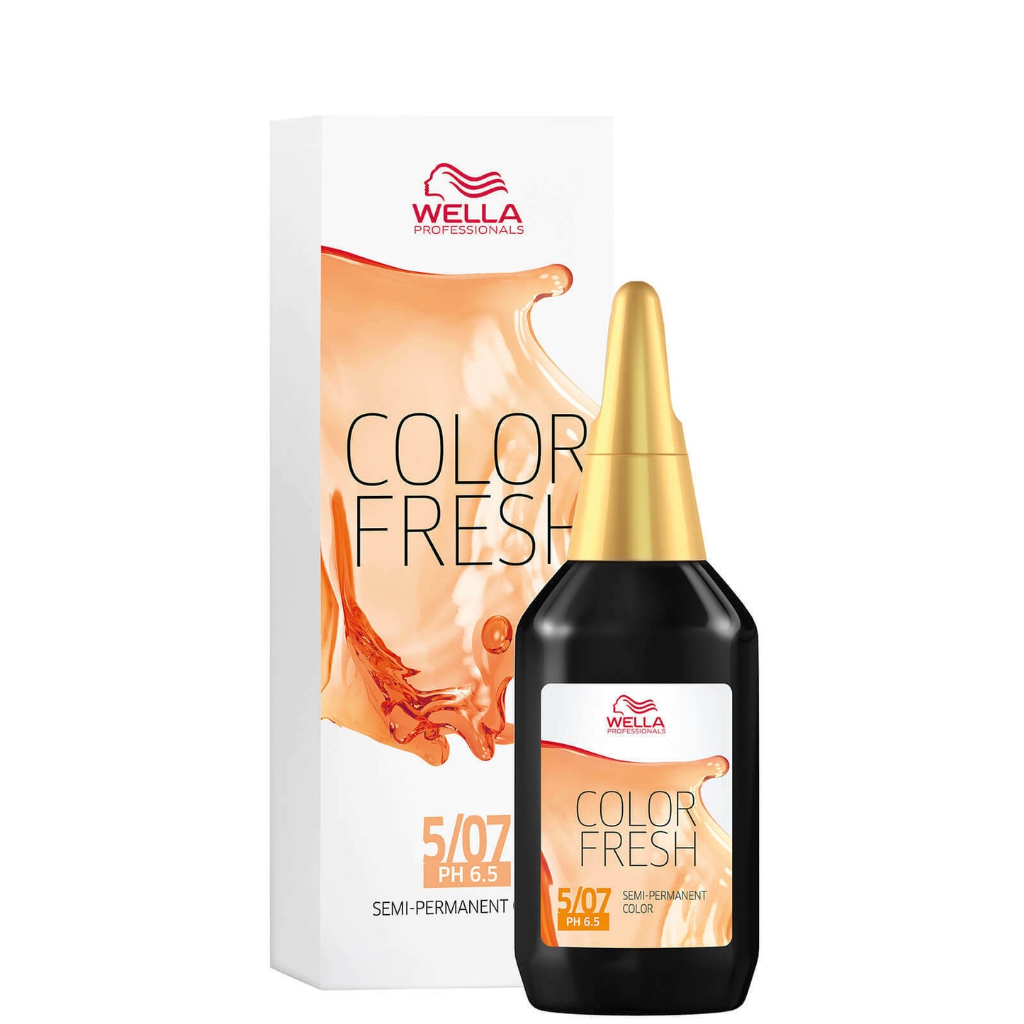 Wella Colour Fresh Semi Permanent Hair Dye 5/07 Natural Light Brown